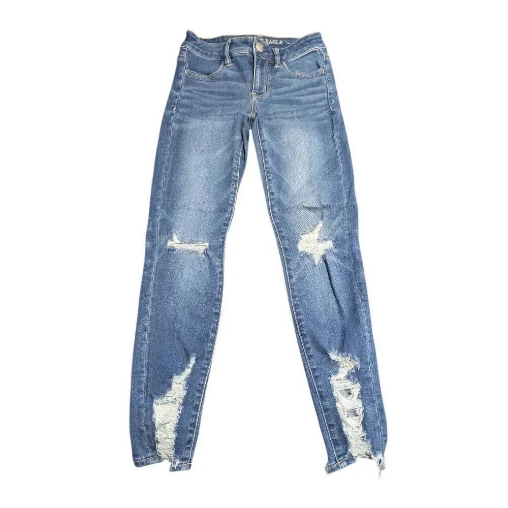Old Navy Next level Stretch Rockstar Jeggings Crop Women's Size 0